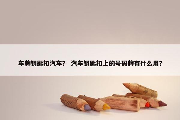 车牌钥匙扣汽车？ 汽车钥匙扣上的号码牌有什么用？