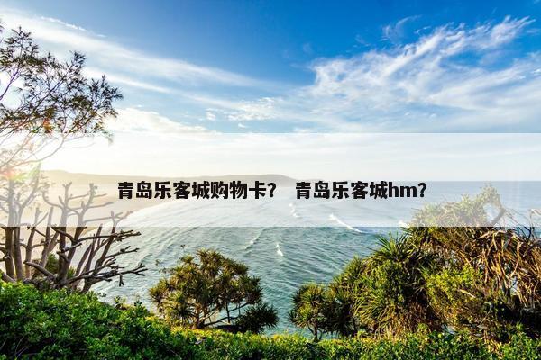 青岛乐客城购物卡？ 青岛乐客城hm？