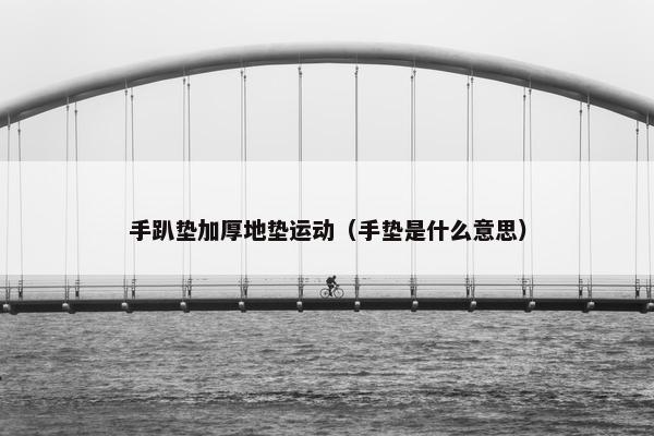 手趴垫加厚地垫运动（手垫是什么意思）