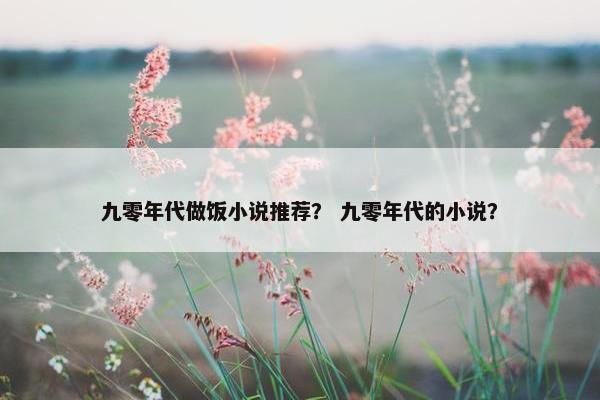 九零年代做饭小说推荐？ 九零年代的小说？