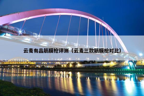 云麦有品筋膜枪评测（云麦三款筋膜枪对比）