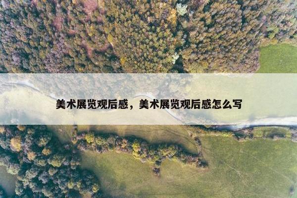 美术展览观后感，美术展览观后感怎么写