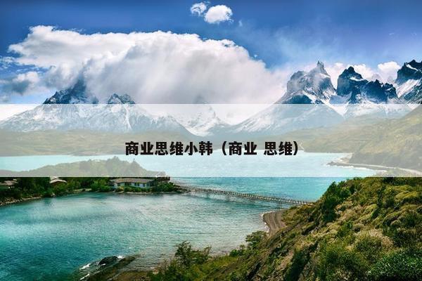 商业思维小韩（商业 思维）