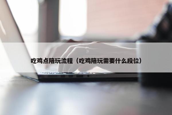 吃鸡点陪玩流程（吃鸡陪玩需要什么段位）