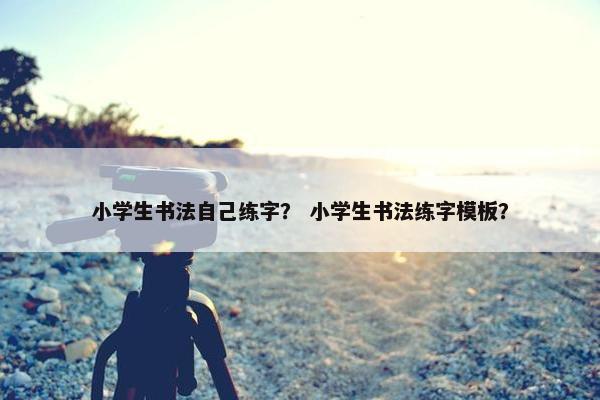 小学生书法自己练字？ 小学生书法练字模板？