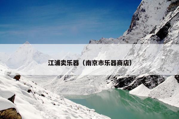 江浦卖乐器（南京市乐器商店）
