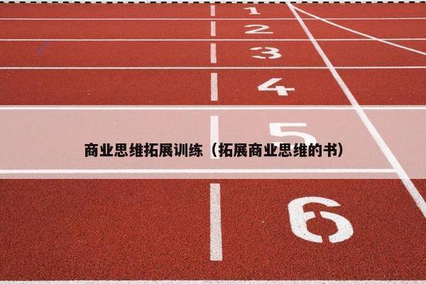 商业思维拓展训练（拓展商业思维的书）