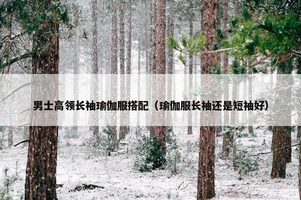 男士高领长袖瑜伽服搭配（瑜伽服长袖还是短袖好）