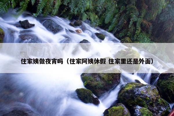 住家姨做夜宵吗（住家阿姨休假 住家里还是外面）