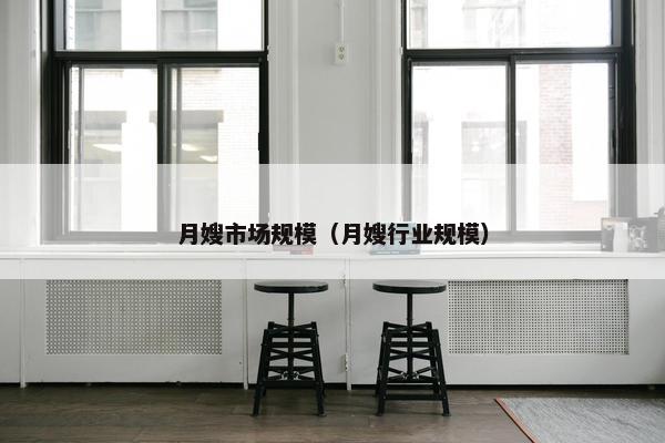 月嫂市场规模（月嫂行业规模）