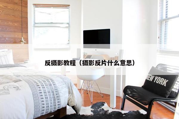 反摄影教程（摄影反片什么意思）