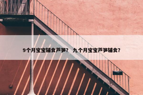 9个月宝宝辅食芦笋？ 九个月宝宝芦笋辅食？