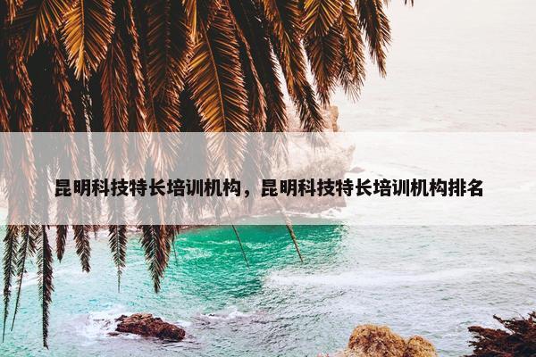 昆明科技特长培训机构，昆明科技特长培训机构排名