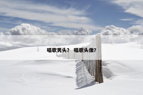 唱歌男头？ 唱歌头像？