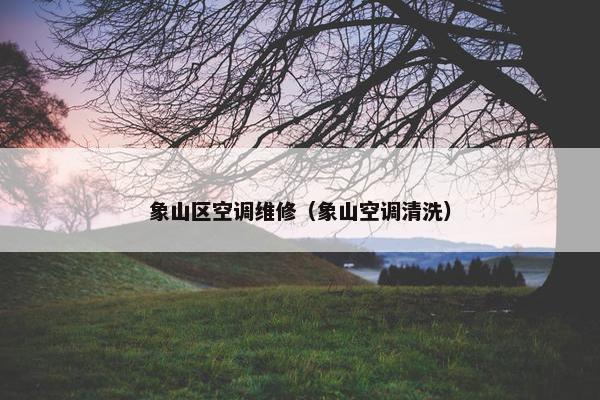 象山区空调维修（象山空调清洗）