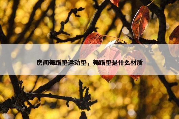 房间舞蹈垫运动垫，舞蹈垫是什么材质