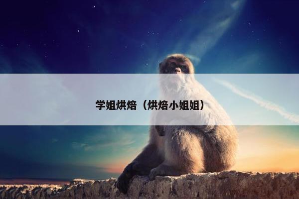 学姐烘焙（烘焙小姐姐）