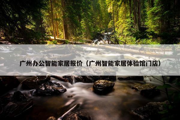 广州办公智能家居报价（广州智能家居体验馆门店）