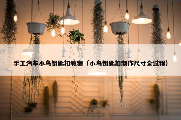 手工汽车小鸟钥匙扣教案（小鸟钥匙扣制作尺寸全过程）