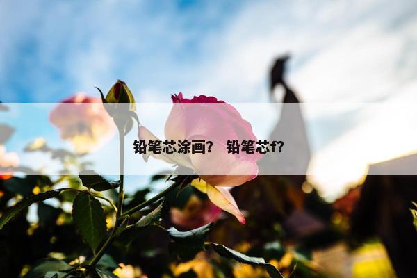 铅笔芯涂画？ 铅笔芯f？