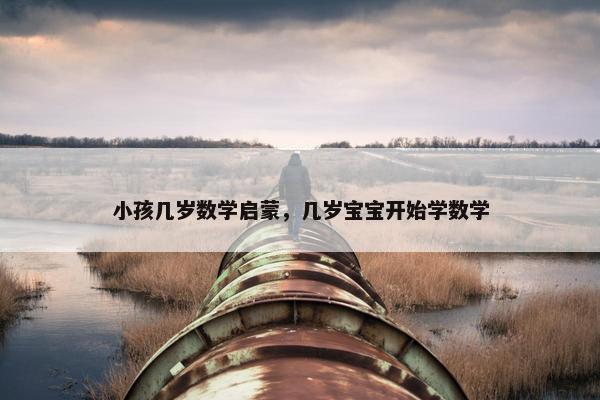 小孩几岁数学启蒙，几岁宝宝开始学数学