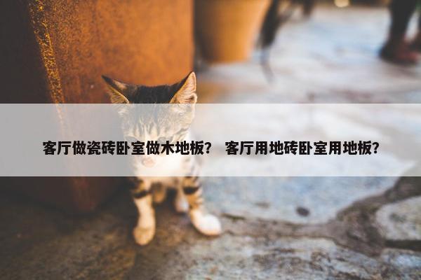 客厅做瓷砖卧室做木地板？ 客厅用地砖卧室用地板？