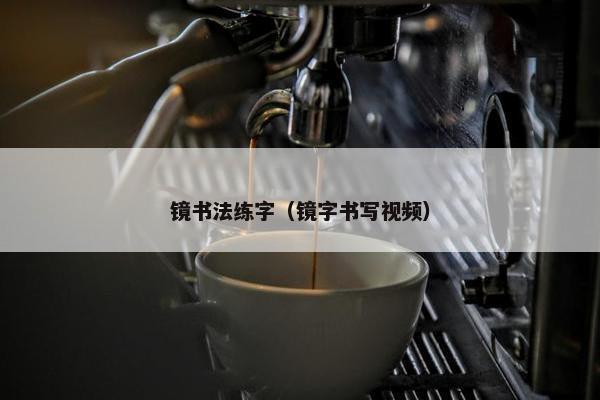 镜书法练字（镜字书写视频）