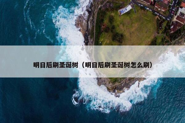 明日后刷圣诞树（明日后刷圣诞树怎么刷）