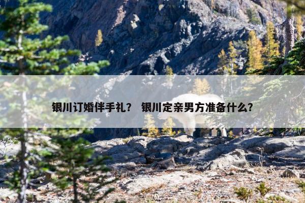 银川订婚伴手礼？ 银川定亲男方准备什么？