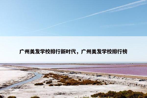 广州美发学校排行新时代，广州美发学校排行榜