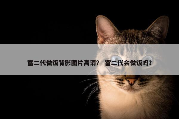 富二代做饭背影图片高清？ 富二代会做饭吗？