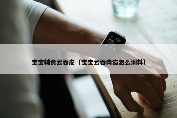 宝宝辅食云吞皮（宝宝云吞肉馅怎么调料）