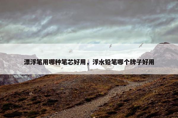 漂浮笔用哪种笔芯好用，浮水铅笔哪个牌子好用