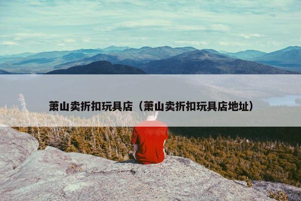 萧山卖折扣玩具店（萧山卖折扣玩具店地址）