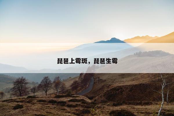 琵琶上霉斑，琵琶生霉