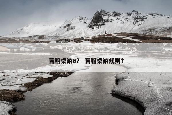 盲箱桌游6？ 盲箱桌游规则？