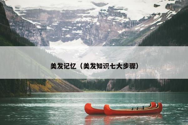 美发记忆（美发知识七大步骤）