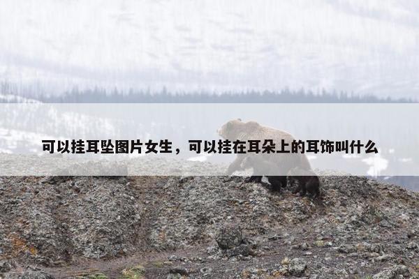 可以挂耳坠图片女生，可以挂在耳朵上的耳饰叫什么