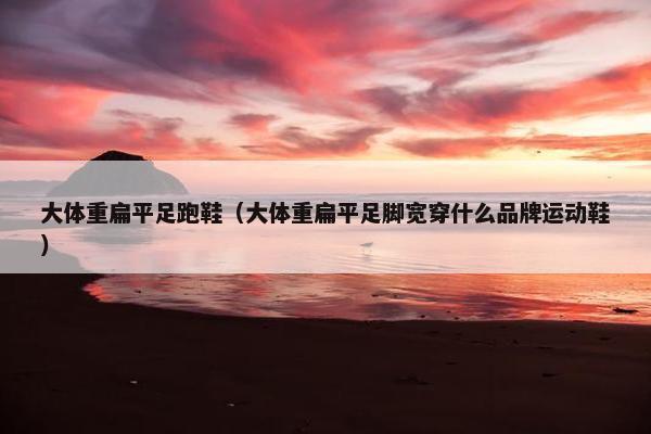 大体重扁平足跑鞋（大体重扁平足脚宽穿什么品牌运动鞋）