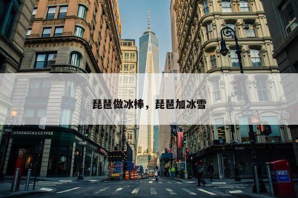 琵琶做冰棒，琵琶加冰雪