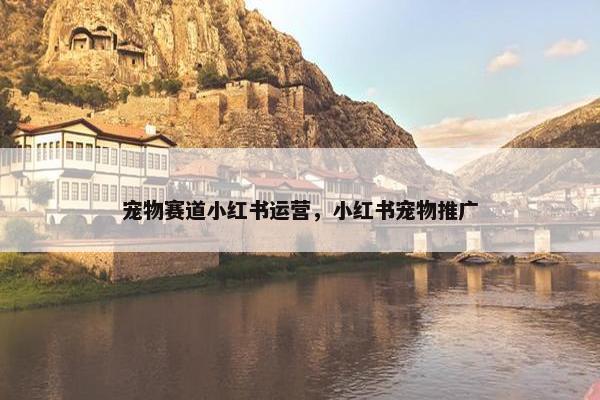 宠物赛道小红书运营，小红书宠物推广