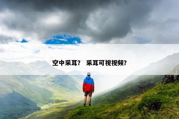 空中采耳？ 采耳可视视频？