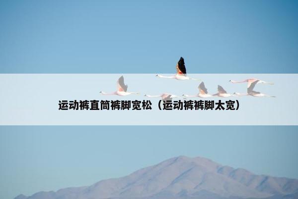 运动裤直筒裤脚宽松（运动裤裤脚太宽）