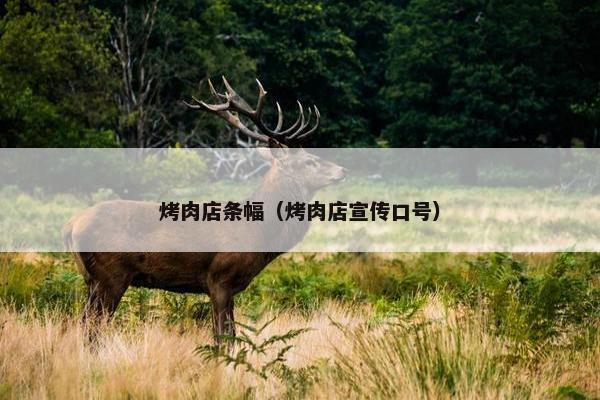 烤肉店条幅（烤肉店宣传口号）