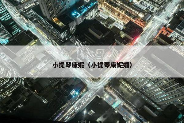 小提琴康妮（小提琴康妮媚）