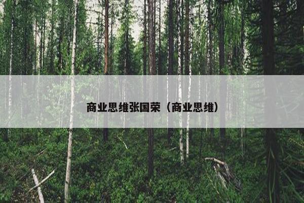 商业思维张国荣（商业思维）