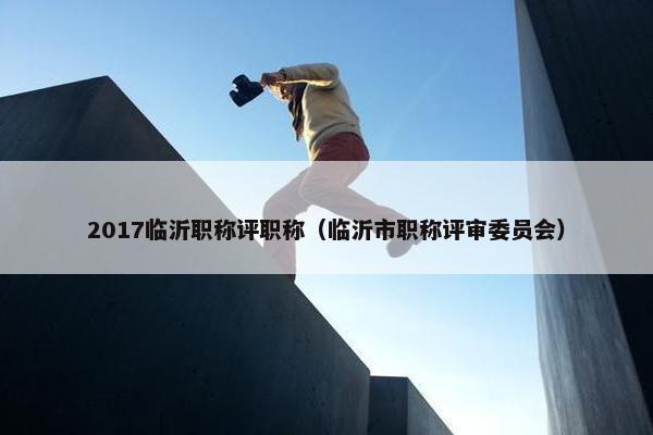 2017临沂职称评职称（临沂市职称评审委员会）