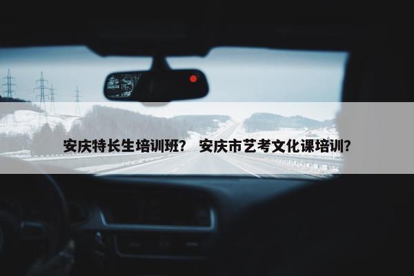 安庆特长生培训班？ 安庆市艺考文化课培训？