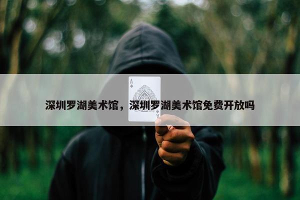深圳罗湖美术馆，深圳罗湖美术馆免费开放吗