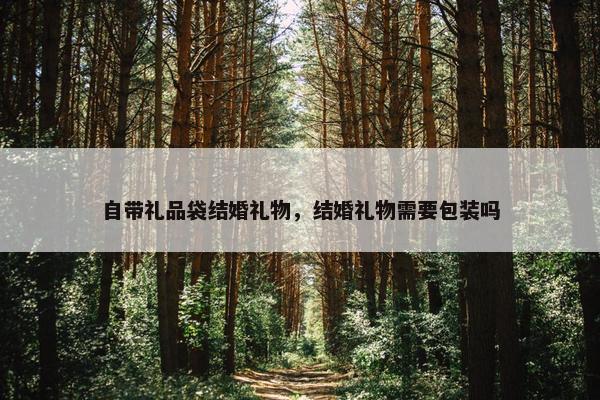 自带礼品袋结婚礼物，结婚礼物需要包装吗